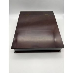 Bombay Company Solid Cherry Wood Vintage Lap Writing Desk Organizer Dresser Tray